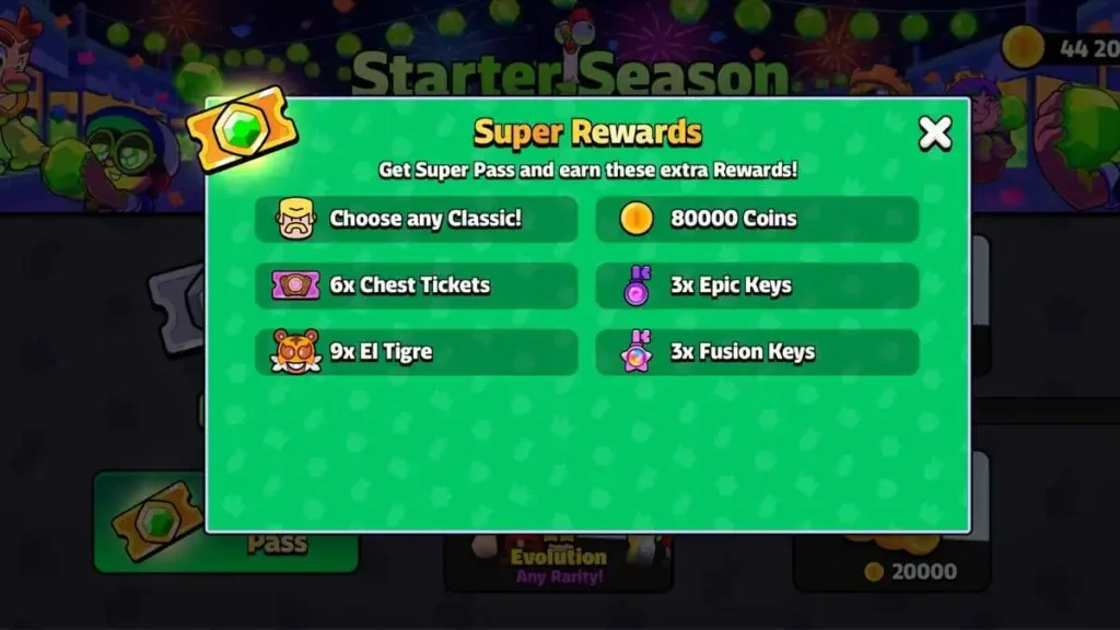 squad busters superr pass rewards